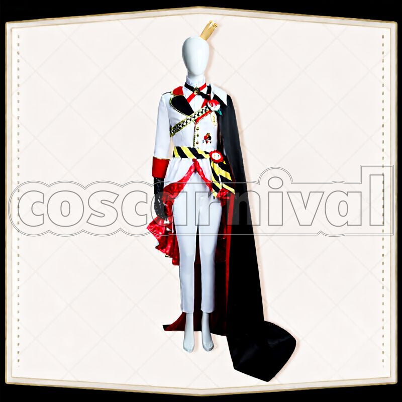 Rosehearts Heartslabyul Dorm Uniform Cosplay cosplay costume from Disney Twisted-Wonderland Riddle, front view 2