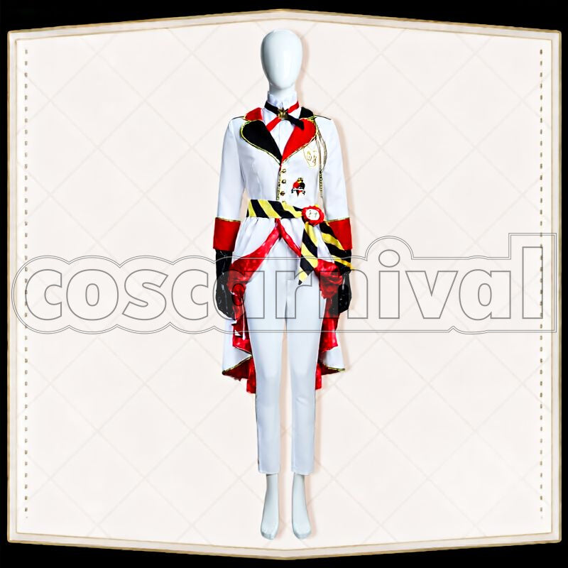 Rosehearts Heartslabyul Dorm Uniform Cosplay cosplay costume from Disney Twisted-Wonderland Riddle, front view 3
