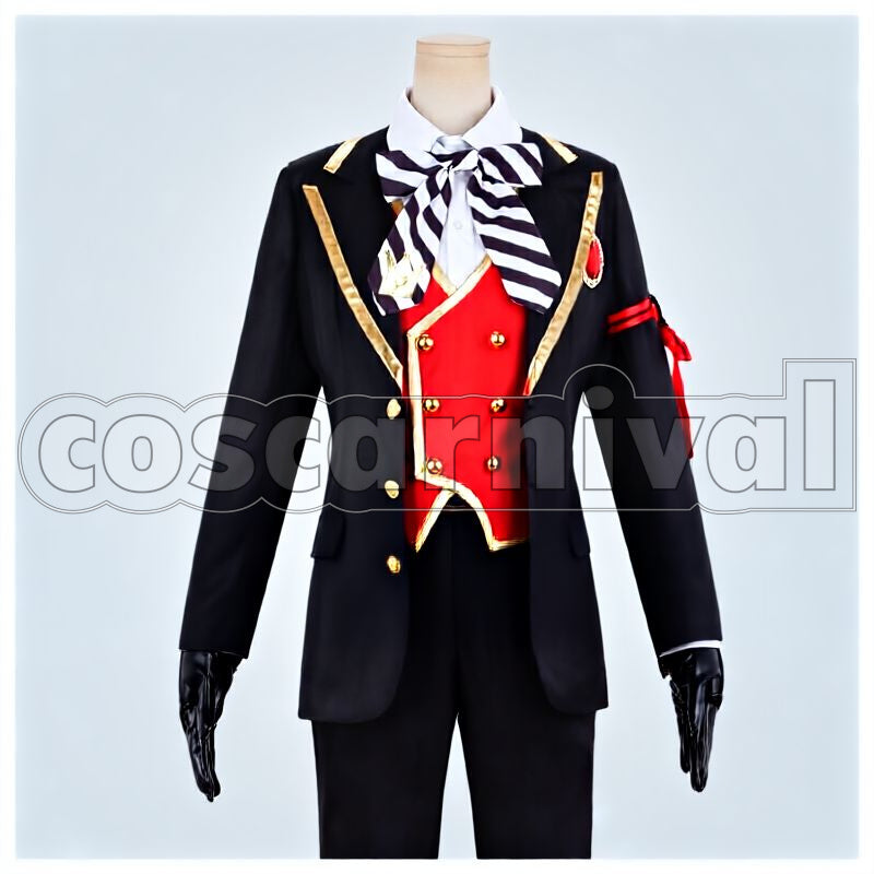 Rosehearts Heartslabyul School Uniform Cosplay cosplay costume from Disney Twisted-Wonderland Riddle, front view 1