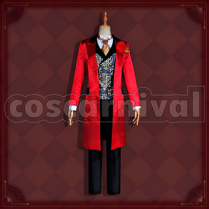 Rosehearts Heartslabyul Suitor Suit Cosplay cosplay costume from Disney Twisted-Wonderland Riddle, front view 2