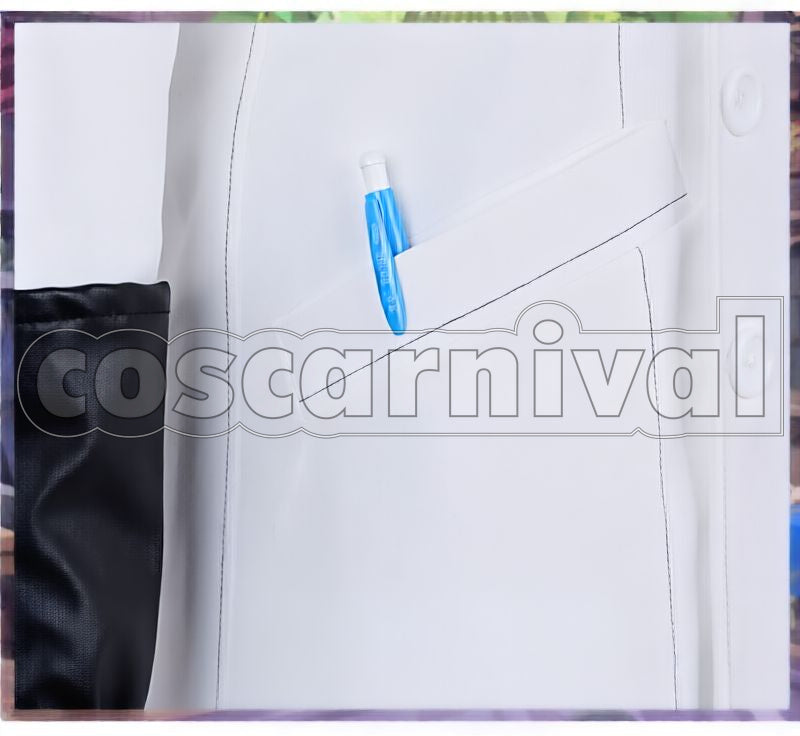 Rosehearts Lab Coat Cosplay cosplay costume from Disney Twisted-Wonderland Riddle, detail-4