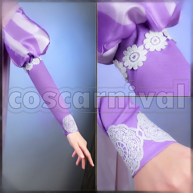 Rosehearts Night Sky's Chiffon Cosplay cosplay costume from Disney Twisted-Wonderland Riddle, detail-4