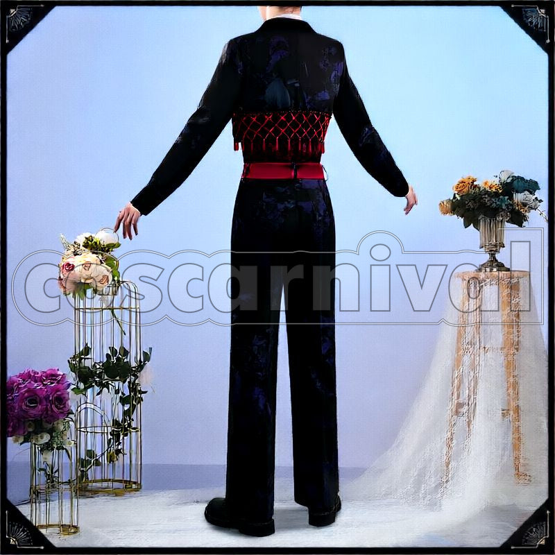 Rosehearts Shore's Celebration Cosplay cosplay costume from Disney Twisted-Wonderland Riddle, back view