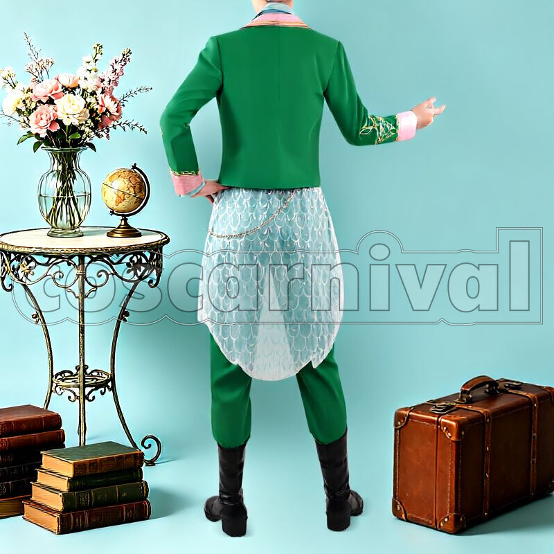 Corallia Marinafinne Cosplay cosplay costume from Disney Twisted-Wonderland Rielle, back view