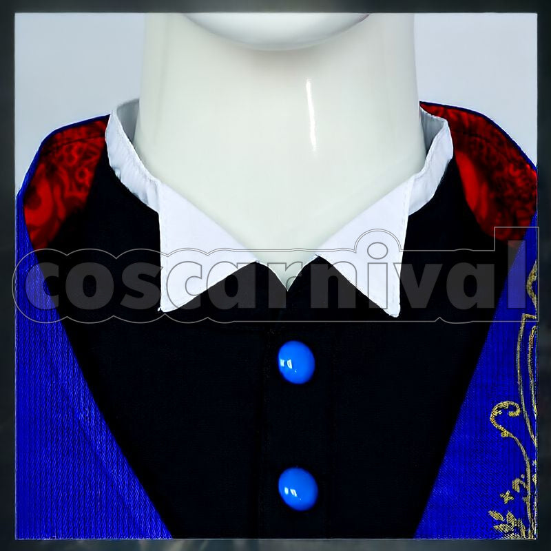 Hunt Pomefiore Dorm Uniform Cosplay cosplay costume from Disney Twisted-Wonderland Rook, detail-1