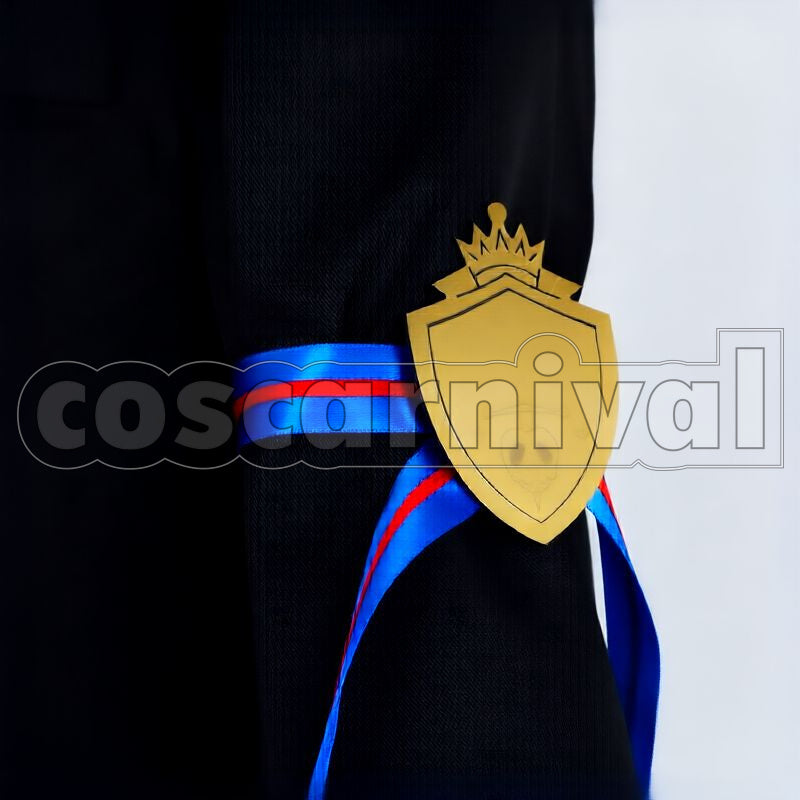 Hunt Pomefiore School Uniform Cosplay cosplay costume from Disney Twisted-Wonderland Rook, detail-1