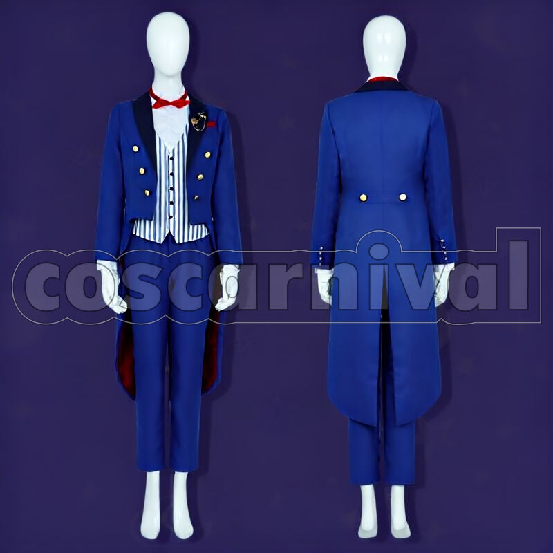 Hunt Suitor Suit Cosplay cosplay costume from Disney Twisted-Wonderland Rook, detail-1
