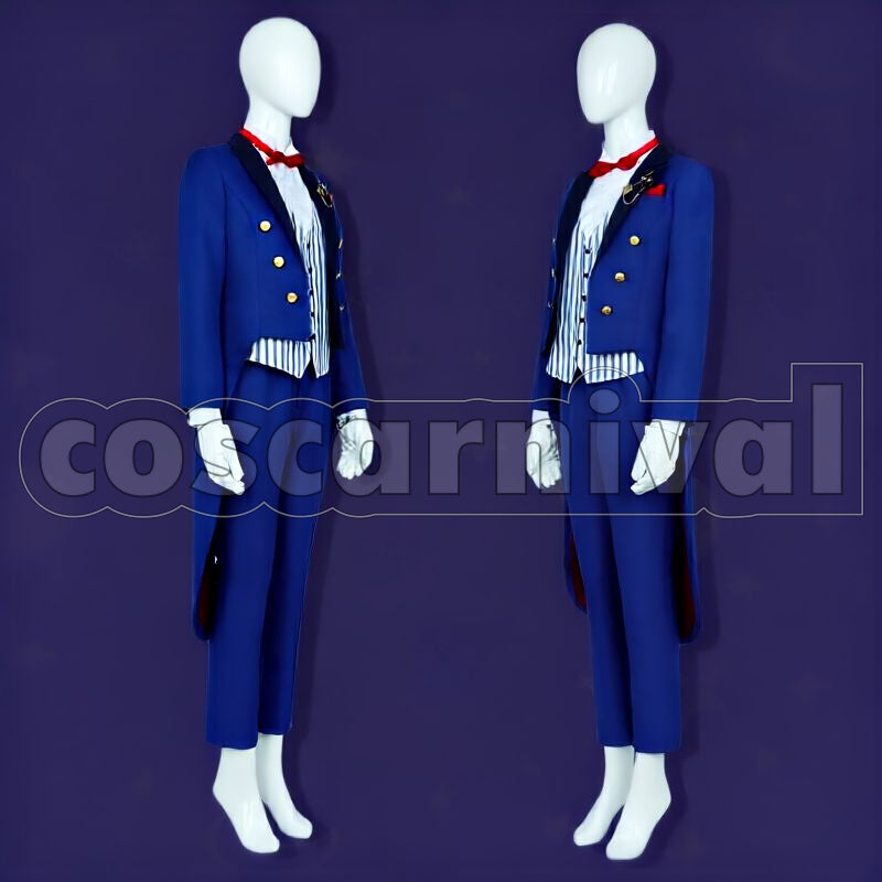 Hunt Suitor Suit Cosplay cosplay costume from Disney Twisted-Wonderland Rook, front view 2