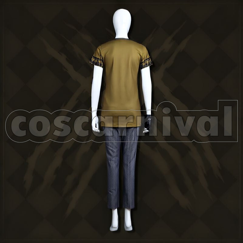 Bucchi Savanaclaw Dorm Uniform Cosplay cosplay costume from Disney Twisted-Wonderland Ruggie, back view 2