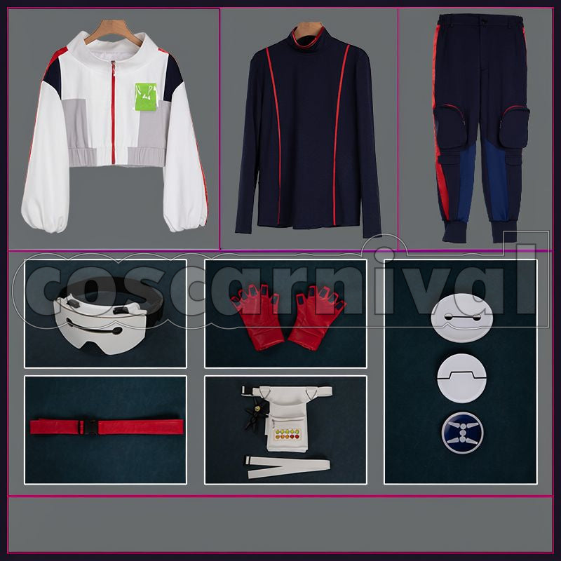 Collab Outfit Cosplay cosplay costume from Disney Twisted-Wonderland Silver, set view