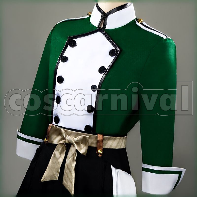 Riddle Rosehearts The Culinary Crucible Cosplay cosplay costume from Disney Twisted-Wonderland Silver, front view 5