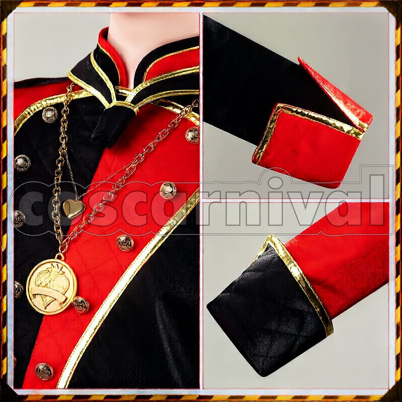 Clover Queen's Chef Coat Cosplay cosplay costume from Disney Twisted-Wonderland Trey, detail-2