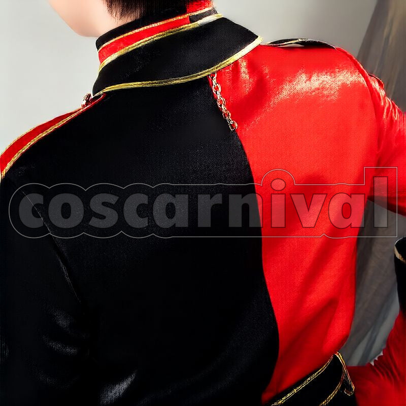Clover Queen's Chef Coat Cosplay cosplay costume from Disney Twisted-Wonderland Trey, back view 2