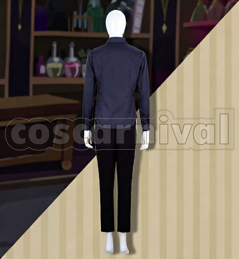 Schoenheit Lab Coat Cosplay cosplay costume from Disney Twisted-Wonderland Vil, back view 2
