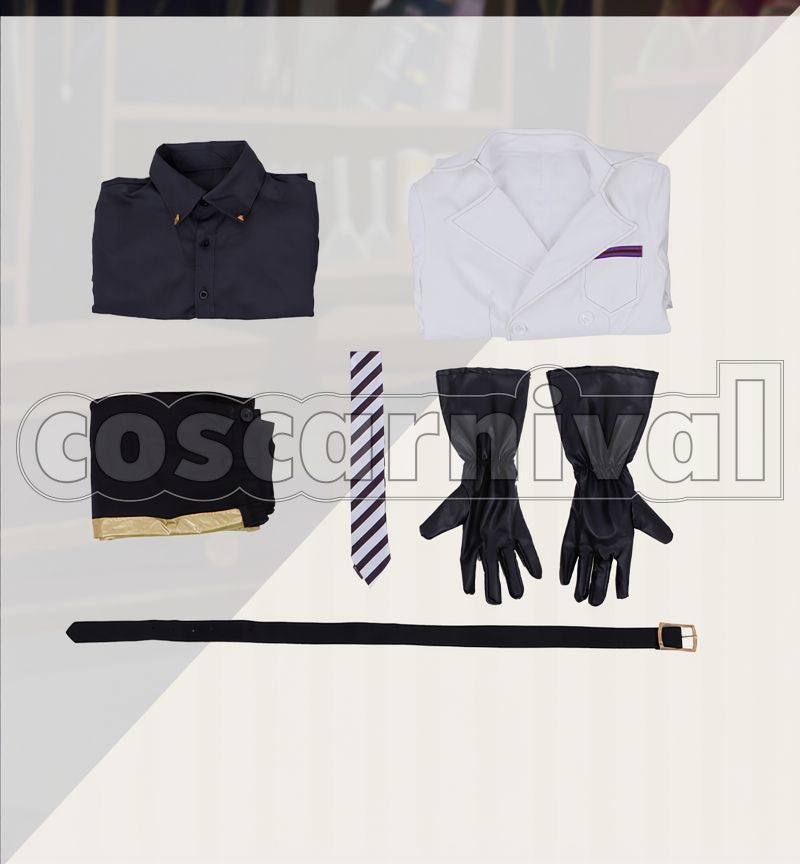 Schoenheit Lab Coat Cosplay cosplay costume from Disney Twisted-Wonderland Vil, set view