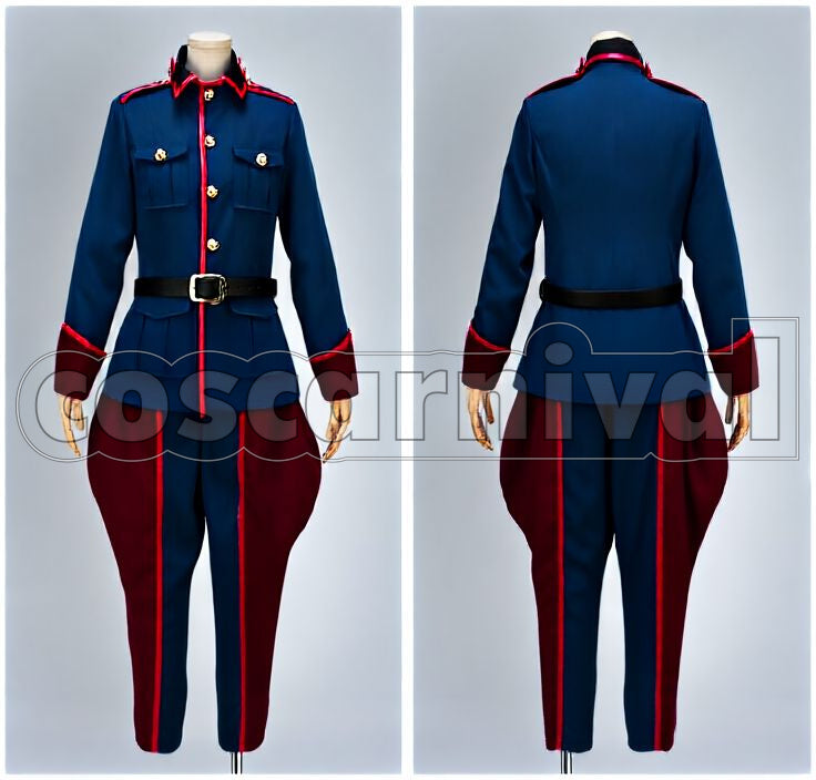 Warau Abe no Sōsei Yamainu Squad Uniform Cosplay cosplay costume from Donten ni, detail 1 view 1