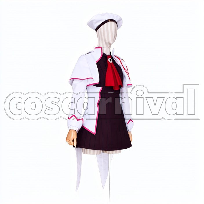 shiruvia rotoreamon Silvia Lautreamont cosplay costume from Dragonar Academy, front view 2
