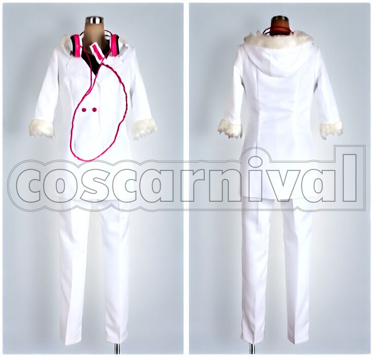 Orihara White Version Cosplay cosplay costume from Durarara!! Izaya, front view 2