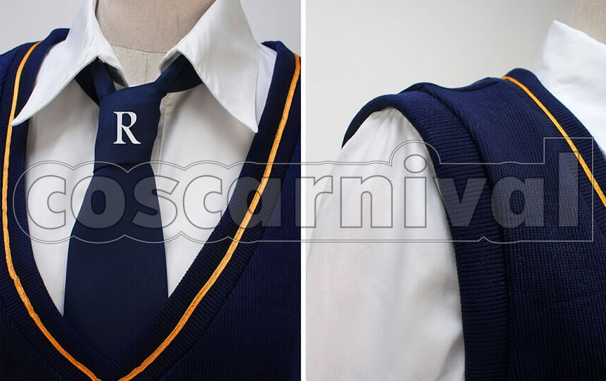 Kuon Tsukinohara School Uniform Cosplay cosplay costume from DYNAMIC CHORD, detail