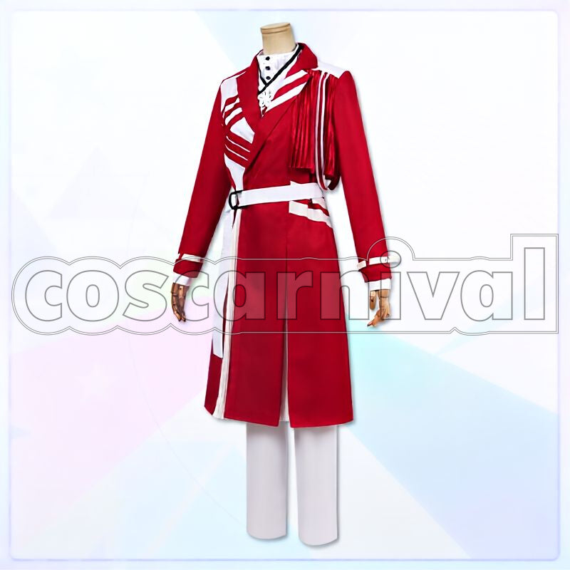 All Idols SS Outfit (Red Team) Cosplay cosplay costume from Ensemble Stars!, front view 3
