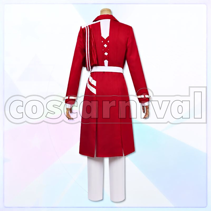 All Idols SS Outfit (Red Team) Cosplay cosplay costume from Ensemble Stars!, back view
