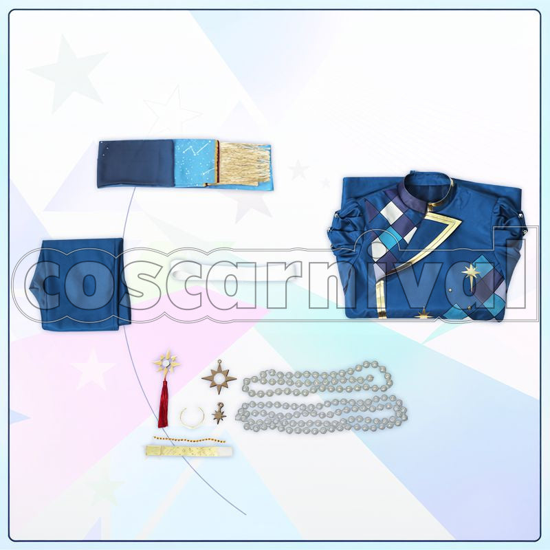 Arashi Narukami, Ritsu Sakuma Divided Yumenosaki/Hope-Bridging Tanabata Cosplay cosplay costume from Ensemble Stars!!, set view