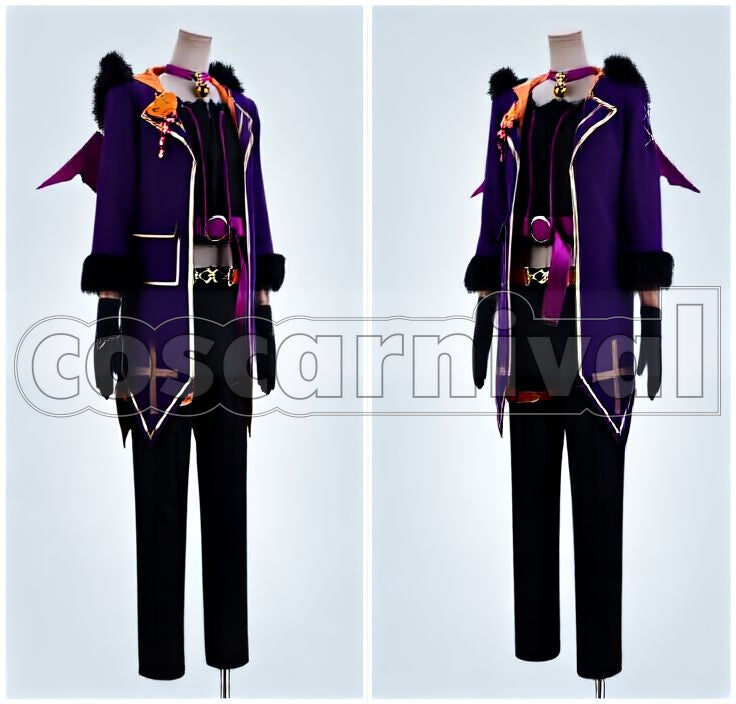 Cacophony Whirling Horror Night Halloween Mao Isara Cosplay cosplay costume from Ensemble Stars!, front view 2