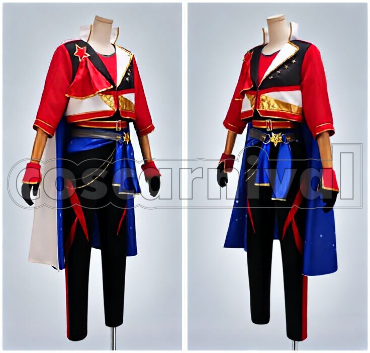 Chiaki Morisawa Baton Pass! Repayment Festival of Tears and Bonds Cosplay cosplay costume from Ensemble Stars!, front view 2
