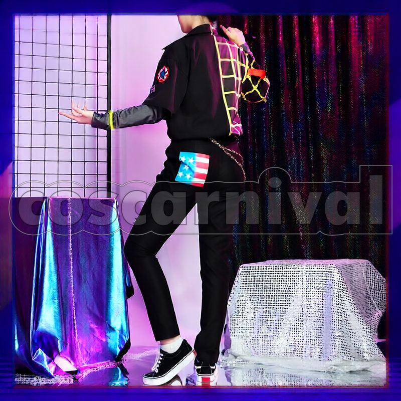 Crazy:B, UNDEAD 7th Anniversary U.S.A. Cover Live Outfit Cosplay cosplay costume from Ensemble Stars!!, back view