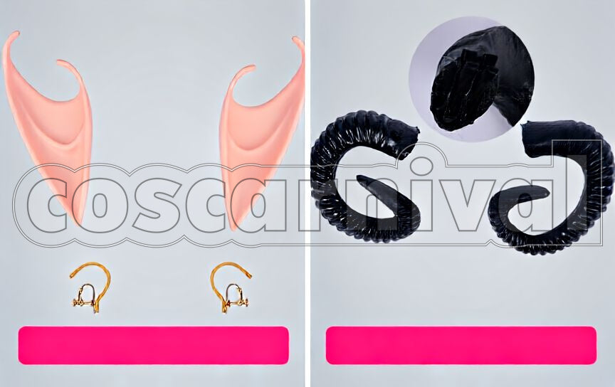 Devil's Mansion Ritsu Sakuma Cosplay cosplay costume from Ensemble Stars!, accessory set view