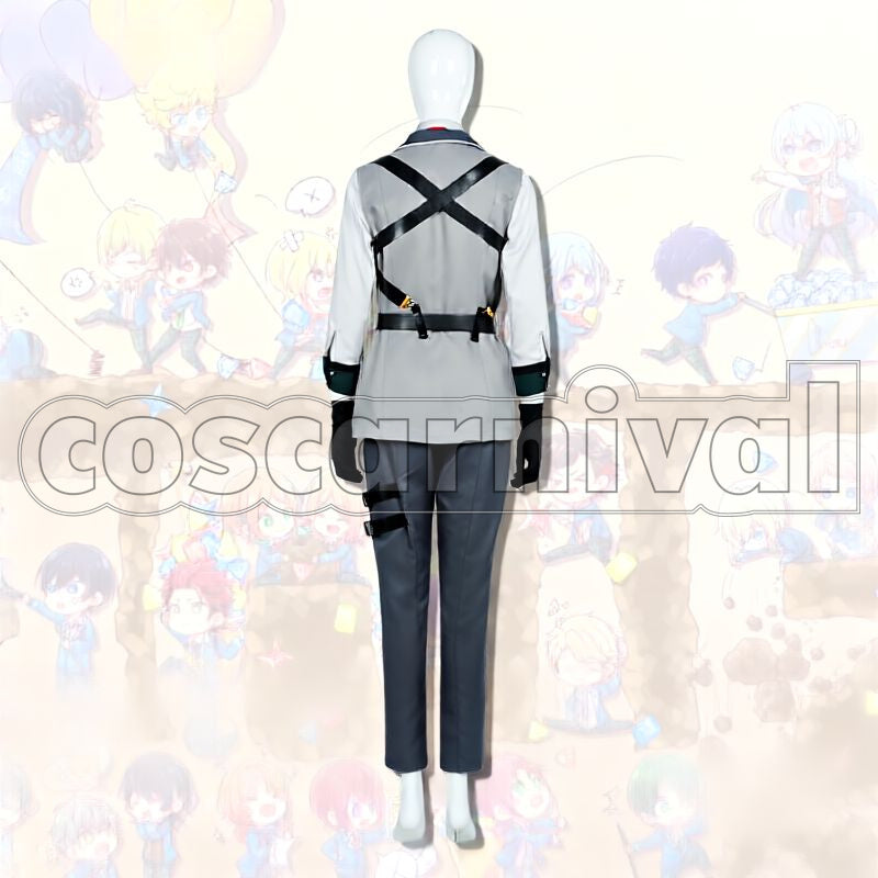 Double Face Madara Mikejima Cosplay cosplay costume from Ensemble Stars!!, back view 2