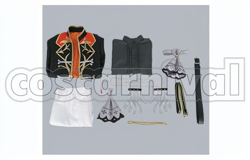 Eden Nagisa Ran Kiseki (Eden Ver.) Unit Outfit Cosplay cosplay costume from Ensemble Stars!, set view