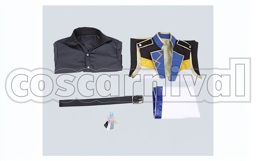 Eve Jun Sazanami 4th Anniversary Class Scout Cosplay cosplay costume from Ensemble Stars!, set view