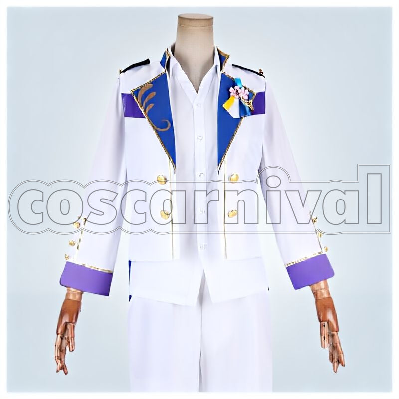 fine Yuzuru Fushimi 4th Anniversary Class Scout Cosplay cosplay costume from Ensemble Stars!, front view