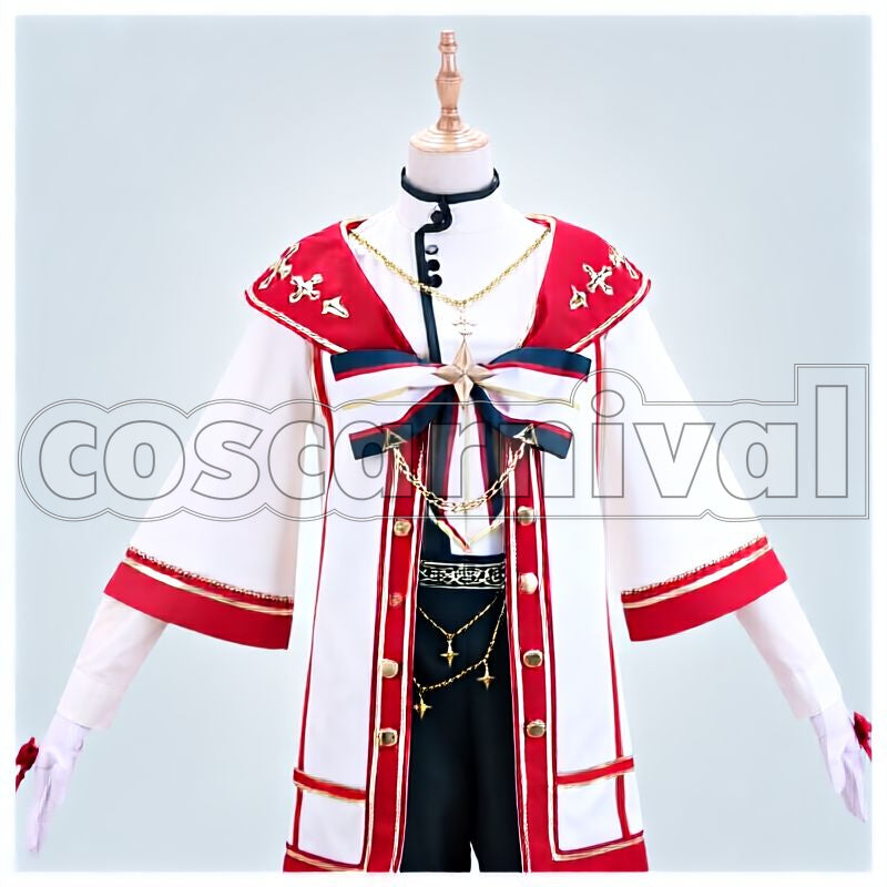 Hajime Shino Carol*White Snow and the Christmas Eve Starlight Festival Cosplay cosplay costume from Ensemble Stars!, front view
