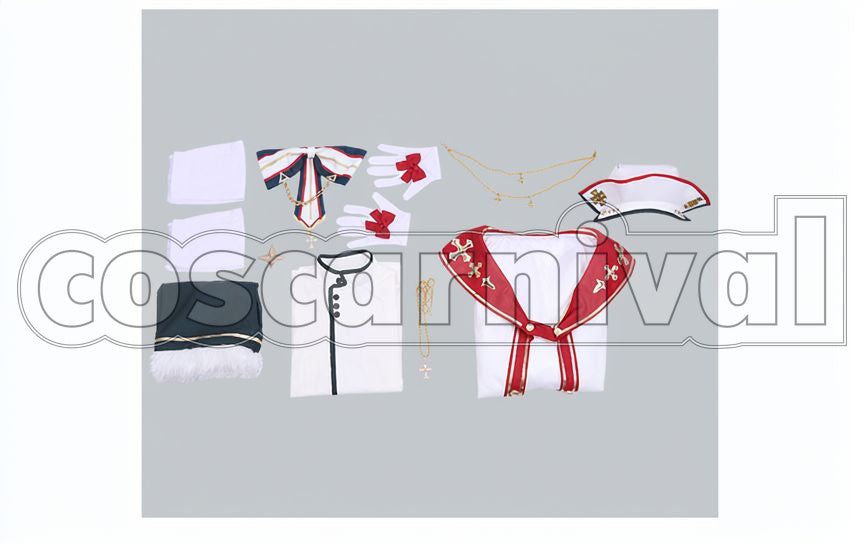 Hajime Shino Carol*White Snow and the Christmas Eve Starlight Festival Cosplay cosplay costume from Ensemble Stars!, set view