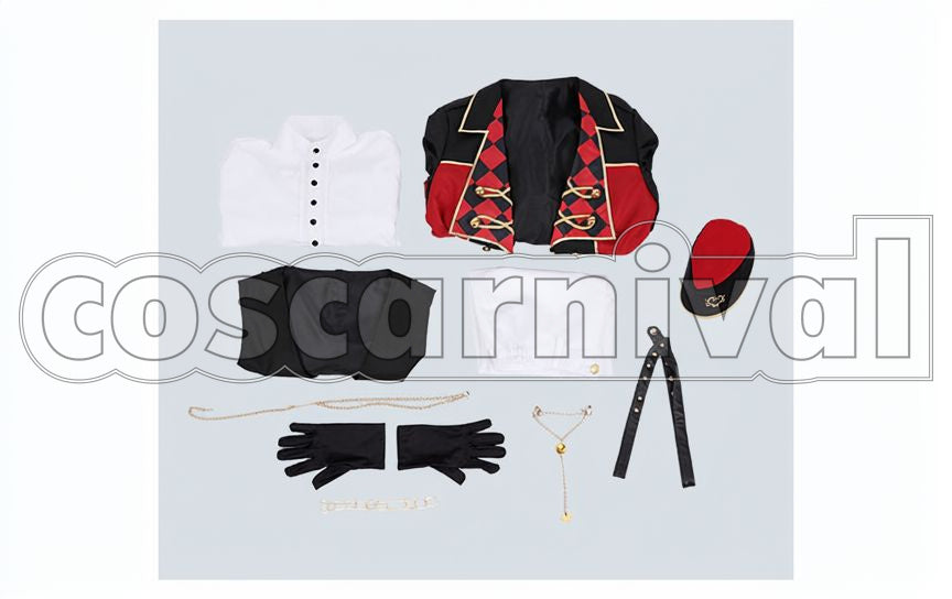 Hiyori Tomoe Cunning Wonder Game Cosplay cosplay costume from Ensemble Stars!, set view