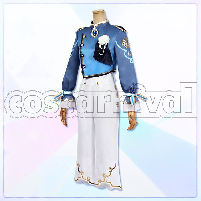 Hiyori Tomoe, Eichi Tenshouin White Headdress Cosplay cosplay costume from Ensemble Stars!!, front view 3