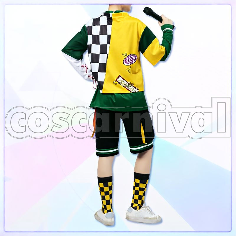 Hokuto Hidaka Chill Yellow MV Outfit Cosplay cosplay costume from Ensemble Stars!!, back view