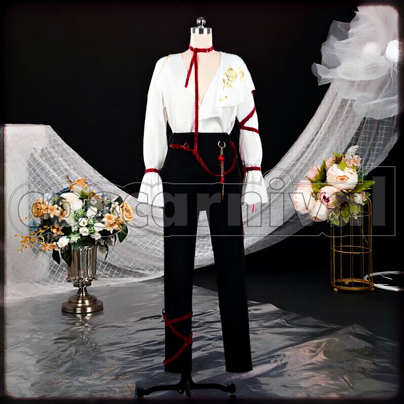 Mayoi Ayase, Shu Itsuki, HiMERU, Keito Hasumi, Arashi Narukami It's (k)not lov? Room Wear Cosplay cosplay costume from Ensemble Stars!!, front view 2