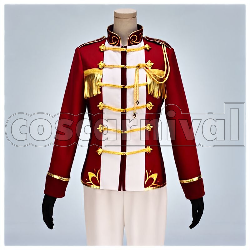 Izumi Sena, Ritsu Sakuma, Arashi Narukami Melty Sweetly Unraveling Chocolat Festival Cosplay cosplay costume from Ensemble Stars!, front view 1