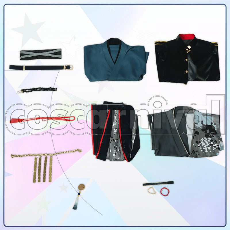 Jun Sazanami Scrappy Graffiti Cosplay cosplay costume from Ensemble Stars!!, set view