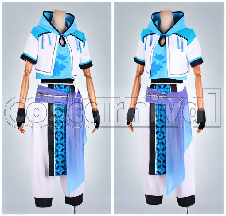 Kanata Shinkai Facing One Another! The Celestial Globe of the Night the Stars Meet Cosplay cosplay costume from Ensemble Stars!, front view 2