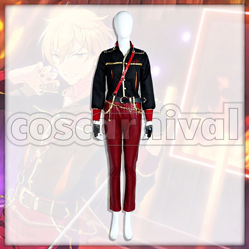Kaoru Hakaze Howl! Burning Souls in Nightless City Cosplay cosplay costume from Ensemble Stars!!, front view 2
