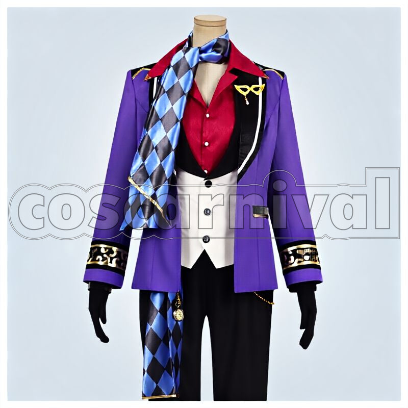 Kaoru Hakaze Phantom Thief: FAKE Corundum.K Cosplay cosplay costume from Ensemble Stars!!, front view 1
