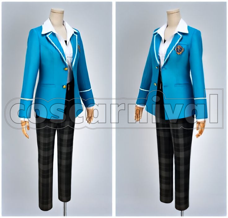 Kaoru Hakaze Yumenosaki Academy School Uniform Cosplay cosplay costume from Ensemble Stars!, front view 2