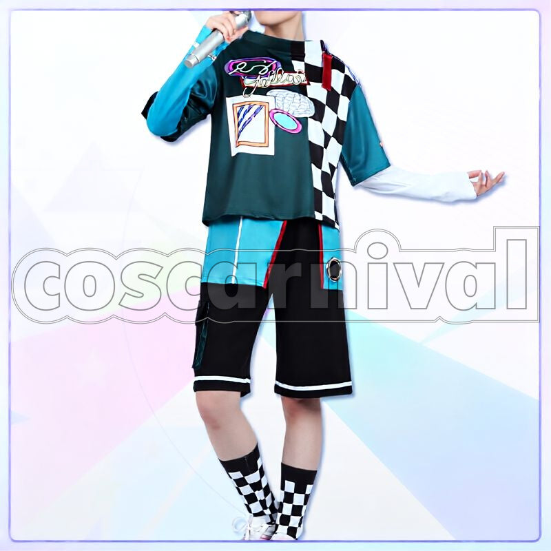 Keito Hasumi Chill Yellow MV Outfit Cosplay cosplay costume from Ensemble Stars!!, front view 3