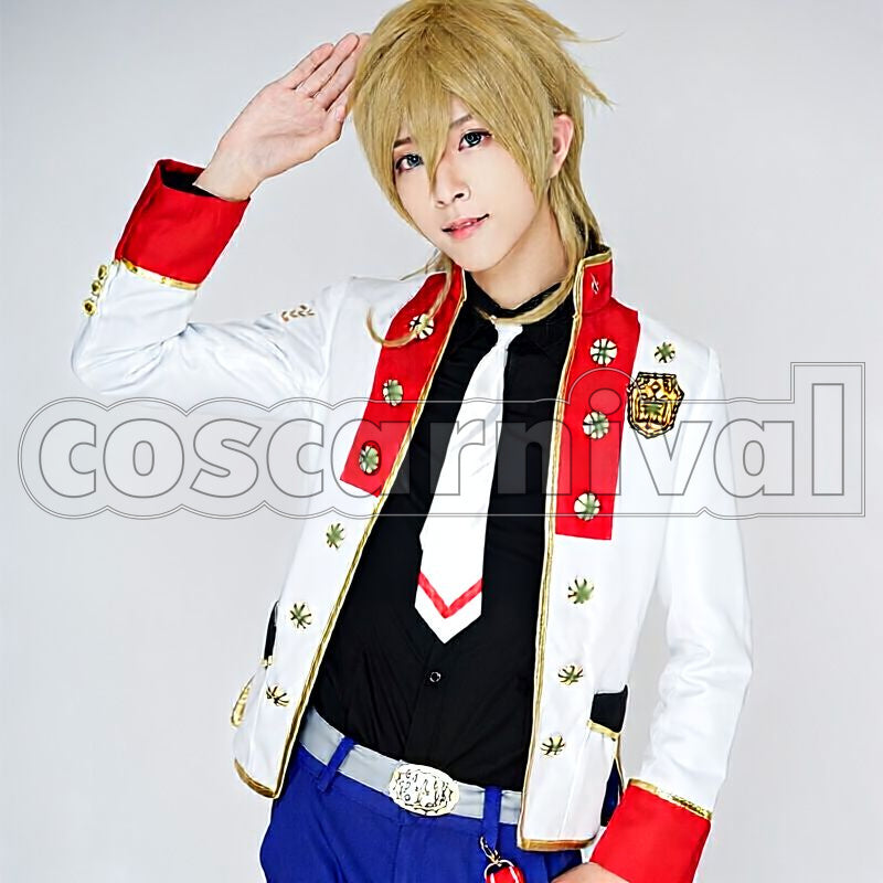 Keito Hasumi, Arashi Narukami, Kaoru Hakaze The Golden Wind*Wishing Live of Encouragement Cosplay cosplay costume from Ensemble Stars!, front view 1