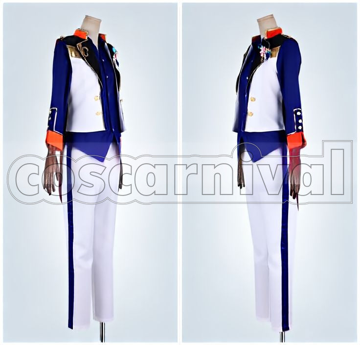 Knights Leo Tsukinaga 4th Anniversary Class Scout Cosplay cosplay costume from Ensemble Stars!, side view