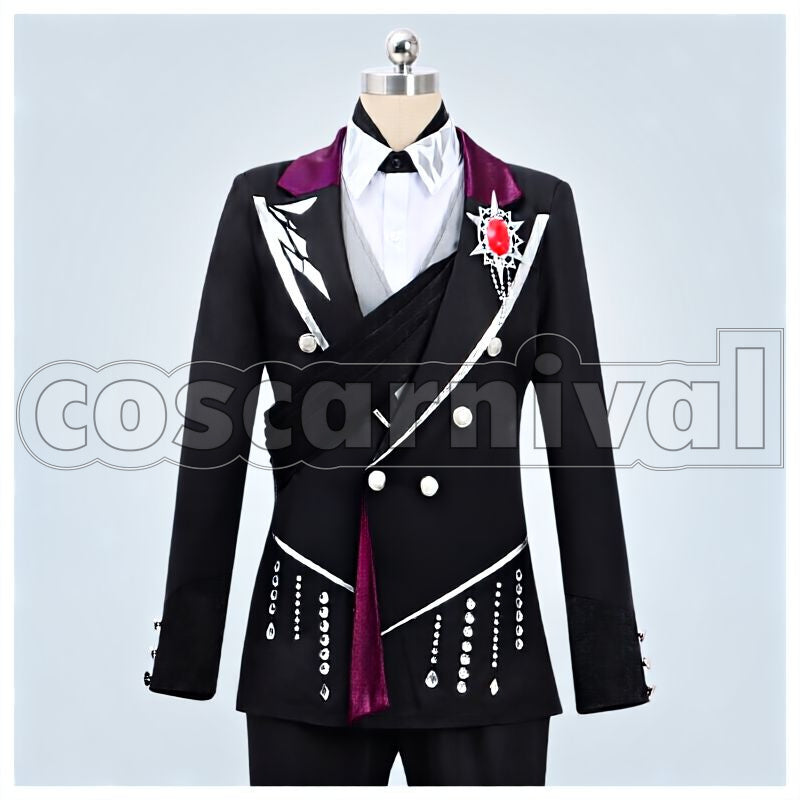 Kuro Kiryu Secret Jewellers Cosplay cosplay costume from Ensemble Stars!!, front view 1